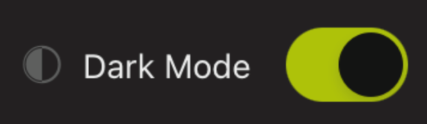 Dark / Light Mode switch