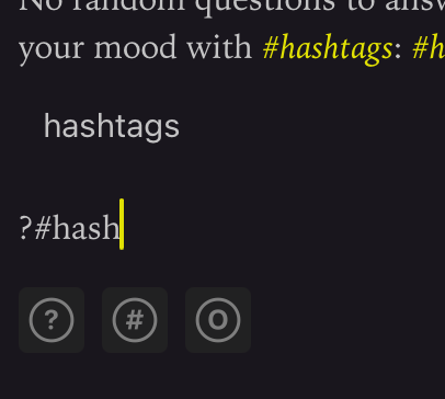 Hashtag for the win.